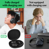 Geekria Elite Charging Headphones Case Compatible with Sony WH-1000XM6/1000XM5/CH720N and More, Replacement Hard Shell Travel Carrying Bag (Black) Without Power Bank