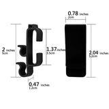 Geekria VR Power Bank Organizer Compatible with Meta Quest 3 / 2 / Pro, VR Link Cable Clips, Virtual Reality Game Accessories