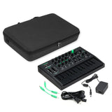 Geekria Hard Shell Travel Case Compatible with Arturia MicroBrute UFO / MicroFreak, Audio Synthesizer Carrying Bag (Dark Gray)