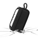 Geekria Silicone Speaker Case Cover Compatible with Bose SoundLink Plus, Protective Soft Skin, Replacement Portable Speakers Travel Carrying Sleeve with Shoulder Strap (Black)
