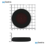 Geekria Comfort Mesh Fabric Replacement Ear Pads for Plantronics Voyager Focus UC B825, Voyager 4210/ 4220/ 4310UC/ 4320UC, Blackwire C5200/ C5210/ C5220/ 7225, Backbeat Sense Headphones