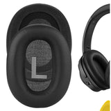 Geekria QuickFit Replacement Ear Pads for Mpow H12 ANC, H10, RCA H033C Noise Cancelling Headphones Ear Cushions, Repair Parts (Black)