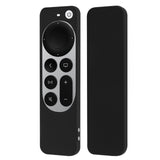 Geekria Protective Case Compatible with 2022 Apple TV 4K 3th Gen Remote - Light Weight Anti Slip Shock Proof Silicone Cover for 2021 Apple TV 4K Siri 2nd Gen Remote Controller with Lanyard