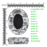 Geekria QuickFit Replacement Ear Pads Compatible with SteelSeries Arctis 1/ 3/ 5/ 7/ 7P/ 7P+/ 7X/ 7X+/ 9/ 9X/ Pro/ Prime Headphones, Ear Cushions (Camo)