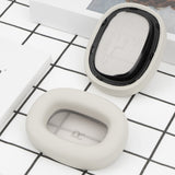 Geekria Replacement Ear Pads for Bowers & Wilkins PX7 S3 Headphones Ear Cushions, Repair Parts (Canvas White)
