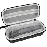 Geekria Carrying Case for Osmo Pocket 3, Portable Storage Small Protector Hard Bag Compatible with DJI Osmo Pocket 3, Protective with Cable Storage, Wrist Strap, Carabiner Accessories (Grey)