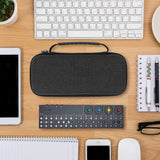 Geekria Hard Shell Travel Carrying Case, Compatible with Teenage Engineering OP-Z Portable Sequencer, Synthesizer, Drum Machine Bag (Dark Gray)