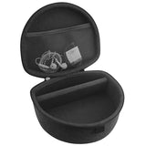 Geekria Shield Headphones Case Compatible with Sennheiser HD 450BT, MOMENTUM 3 , MOMENTUM 2, HD 400S Case, Replacement Hard Shell Travel Carrying Bag with Cable Storage (Drak Grey)