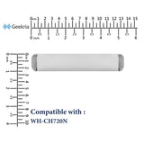 Geekria Replacement Headband Compatible with Sony WH-CH720N Headphones, Headband Cushion Cover Repair Parts with Screwdriver (White)