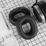 Geekria QuickFit Replacement Ear Pads for SONY MDR-HW700, MDR-HW700DS Wireless Headphones Ear Cushions, Headset Earpads, Ear Cups Cover Repair Parts (Black)