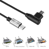 Geekria Short Micro-USB Charger Cable Compatible with DJI Spark Mavic, Raspberry Pi Zero, PS5/PS4, Owlet, Android Devices, DAC, Micro USB Replacement Power Charging Cord (1 ft / 30 cm)