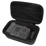 Geekria Carrying Case for Ace Pro 2, Portable Street Shooting Kit Storage Bag Compatible with Insta360 Ace Pro 2, Travel Storage Case with Wrist Strap, Action Camera Accessories (Grey)
