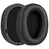 Geekria QuickFit Replacement Ear Pads for SONY MDR-100A MDR-100AAP MDR-H600A WH-H900N Headphones Ear Cushions, Headset Earpads, Ear Cups Cover Repair Parts (Black)