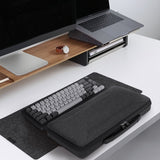 Geekria 65% Keyboard Hard Shell Case, Compatible with Razer Huntsman V3 Pro Mini, ASUS ROG Falchion Ace HFX 65%, Keychron Q2/ Q2 Pro/ V2, Travel Carrying Bag for 68 Keys Keyboard (Dark Gray)