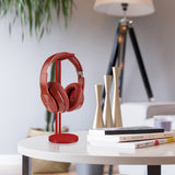 Geekria Aluminum Alloy Headphones Stand for Over-Ear Headphones, Gaming Headset Holder, Desk Display Hanger with Solid Heavy Base, Compatible with Bose, Sennheiser, HyperX Gaming Headset (Red)