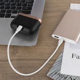 Geekria Type-C Earbuds Short Charger Cable Compatible with Sony WF-1000XM5 WF-1000XM4 LinkBuds INZONE Buds Charger, USB-C to USB-C Replacement Power Charging Cord (1 ft/30 cm 2 Pack)