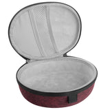 Geekria Shield Headphones Case Compatible with Sennheiser MOMENTUM 3 Wireless, HD 350BT/450BT, PXC 550II, Replacement Hard Shell Travel Carrying Bag with Cable Storage (Red)