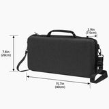 Geekria Keyboard Carrying Bag, Compatible with GravaStar Mercury K1/ Mercury K1 Pro/ K1 Lite/ V75 Pro/ V75 Lite/ V75 HE/ V75 Pro HE, EVA Hard Shell Travel Replacement Case (Dark Gray)