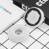 Geekria Comfort Mesh Fabric Replacement Ear Pads for JBL Tune 600 (T600BTNC, 600BTNC)/ 660 (T660NC, 660NC)/ 670 (T670NC, 670NC) Headphones, Ear Cushions (White)