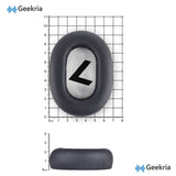 Geekria Replacement Ear Pads for Plantronics BackBeat PRO 2/ PRO 2 Special Edition, Voyager 8200 UC Headphones Ear Cushions, Repair Parts (Grey)