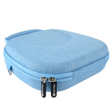 Geekria Shield Headphones Case Compatible with AirPods Max Headphones Case, Replacement Hard Shell Travel Carrying Bag with Room for Smart Case and Accessories Storage (Blue)