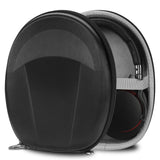 Geekria Shield Case Compatible with Sony WH-CH720N, WH-CH520, WH-CH710N, WH-1000XM5, WH-1000XM4, WH-1000XM3 Case, Replacement Protective Hard Shell Travel Carrying Bag with Cable Storage (Black)