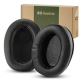 Geekria PRO Extra Thick Replacement Ear Pads for Audio-Technica ATH-M50X/ M50xBT2/ M40X/ M30X/ M20X/ M10X Headphones Ear Cushions, Repair Parts (Black)