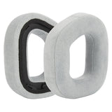 Geekria Comfort Micro Suede Replacement Ear Pads for Corsair HS80 Max/ HS80 USB Wired/ HS80 RGB Wireless Gaming Headphones Cushions, Repair Parts (Extra Thick/Grey)