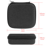 Geekria Carrying Case Compatible with Insta360 GO 3, GO 3S, Action Camera Protective Case, Hard Shell Travel Storage Bag with Slots for Insta 360 GO3 Accessories (Dark Grey)
