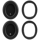 Geekria SNAP Ear Pads Replacement Kit for Beats Studio Pro Headphones, Magnetic Easy Switch Ear Cushions in Seconds, Repair Parts (Black Protein Leather, 1 Pair)