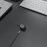 Geekria Silicone Case Cover Compatible with JBL Wave 300TWS True Wireless Earbuds, Protective Earphones Skin Cover with Keychain Hook, Charging Port Accessible, Support Wireless Charging (Black)