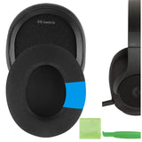 Geekria Sport Cooling Gel Replacement Ear Pads for Logitech G433, G233, GProX2 Headphones Ear Cushions, Headset Earpads, Ear Cups Cover Repair Parts (Black)