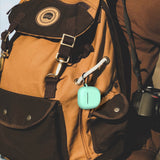 Geekria Silicone Case Cover Compatible with Bose QuietComfort Earbuds II True Wireless Earbuds, Protective Earphones Skin Cover with Keychain Hook, Front LED Visible (Green)