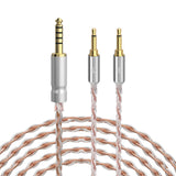 Geekria Apollo 4.4mm Balanced Male to Dual 2.5mm Male Headphone Upgrade Cable Compatible with HIFIMAN HE400S, HE-400i, HE560, HE350, HE1000 V2, 4-Core 6NOCC Copper Wire (8.2FT / 2.5M)