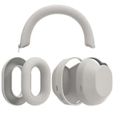 Geekria Silicone Headphone Cover Kits Compatible with Sony WH-1000XM5, WH1000XM5 Wireless Headphones, Scratch Protection Case / Earpieces Cover / Headband Cover / Skin Protector (Beige)