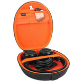 Geekria Shield Case Compatible with Grado SR80X, SR60X, GW100x, SR325i, SR325e, SR325, SR225i, SR125 Case, Replacement Protective Hard Shell Travel Carrying Bag with Cable Storage (Black)