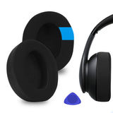 Geekria Sport Cooling-Gel Replacement Ear Pads for Anker Soundcore Life Q10, Q10 BT, Life 2 NEO Headphones Ear Cushions, Headset Earpads, Ear Cups Cover Repair Parts (Black)