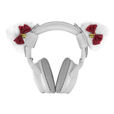 Geekria NOVA Headphone Headband Spacer+Cat Ears Attachment Compatible with Razer, JBL, Plantronics, Sennheiser, Logitech, Hyperx, Corsair Headphones, Easy DIY Installation (White)