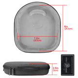 Geekria Shield Headphones Case Compatible with JBL Tune 760NC/750BTNC, Live 770NC, Replacement Hard Shell Travel Carrying Bag with Cable Storage (Dark Grey)