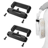 Geekria 1 Pair Metal Headband Hinge Fix Kit Compatible with Audio-Technica ATH-M50x, M50xBT, M50xGM, M50xBB, M50xPB, M50xWH, M50x ENSO, M50XSTS-USBMIKU Headphones, Repair Parts (Black)
