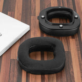 Geekria Comfort Hybrid Velour Replacement Ear Pads for Astro A40 TR Headphones, Repair Parts (Black)