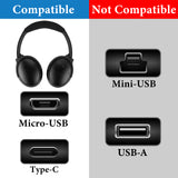 Geekria SNAP Connect Charger Cable Compatible with Sony WH-CH700N WH-1000XM2 MDR-XB950B1 XB950BT INZONE H5 INZONE H9 Charger, USB Replacement Magnetic Headphones Power Charging Cord (3ft/100cm)
