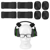 Geekria Comfort Headband Pressure Relief Pads for Tight On-Ear/Over-Ear Headphones, Memory Foam Headset Cushion Nuggets Damage Free Easy DIY Installation (4 Pack)