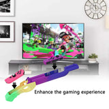 Geekria Game Gun Compatible with Nintendo Switch / OLED Joy-Cons Grip, Fit for Splatoon, Resident Evil, Juarez, Sniper Elite, Hunting Simulator, Wolfenstein, Type Shooting Gaming Accessories