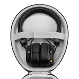 Geekria Shield Headphones Case Compatible with Marshall Major V, Major IV, Major III, Major II, Mid ANC Case, Replacement Hard Shell Travel Carrying Bag with Cable Storage (Black Diamond)