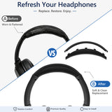 Geekria Replacement Headband Compatible with Sony WH-1000XM3 Headphones, Headband Cushion Cover Repair Parts with Screwdriver & Hinge Clips (Black)
