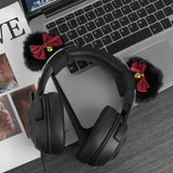Geekria NOVA Headphone Headband Spacer+Cat Ears Attachment Compatible with Sony, Bose, Skullcandy, Beats, Marshall Headphones, Easy DIY Installation, Comfortable & Stylish (Black)