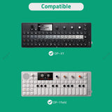 Geekria Hard Shell Travel Case Compatible with Teenage Engineering OP-1 Field/ OP-1/ OP-XY Portable Synthesizer, Audio Sampler Carrying Bag (Dark Gray)