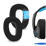 Geekria Sport Cooling-Gel Replacement Ear Pads Compatible with Sennheiser GSP 300/ 301/ 302/ 303/350/ 370 Headphones, Ear Cushions, Repair Parts (Black)