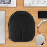 Geekria Shield Case Headphones On-Ear/Over-Ear Headphones, Replacement Protective Hard Shell Travel Carrying Bag with Cable Storage, Compatible with Parrot, Bose, Grado, B&O Headphones (Black)